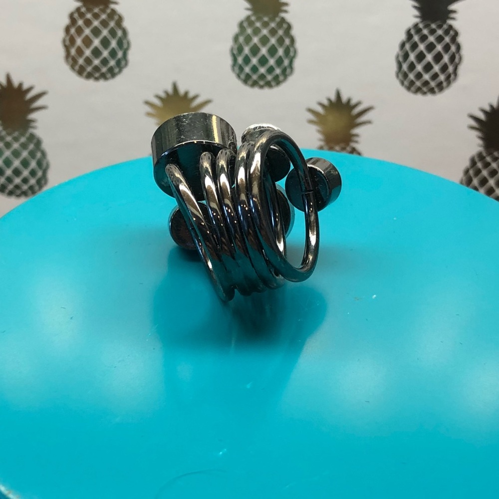 Clear Rhinestone Ring - Picture 2 of 3